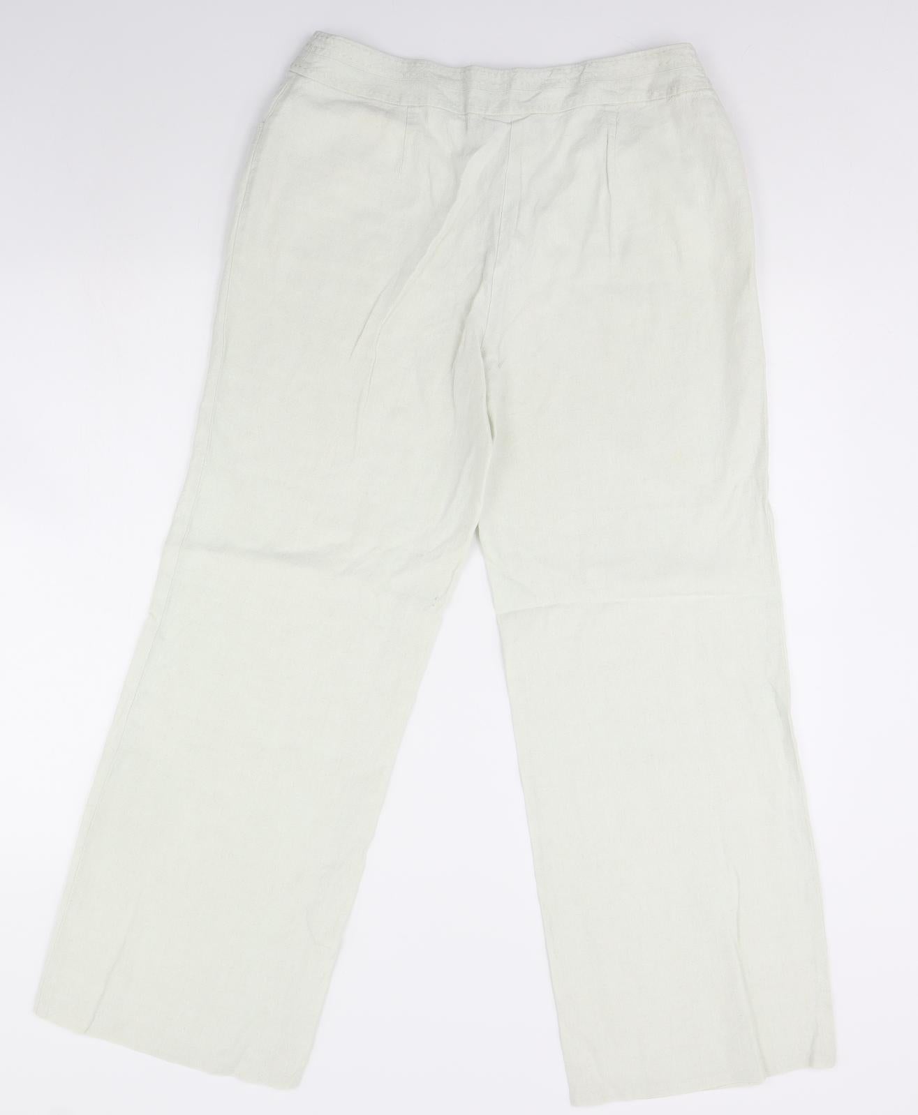 EWM Womens Green   Trousers  Size 12 L29 in