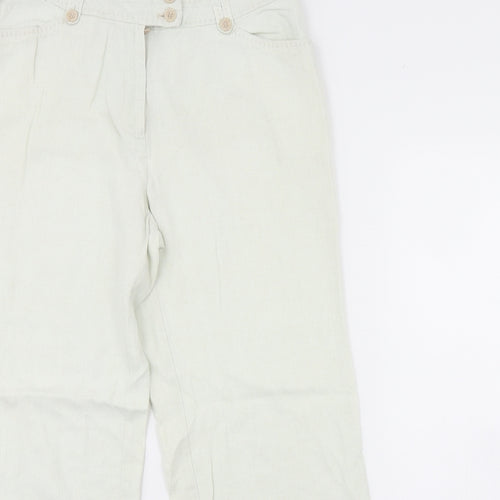 EWM Womens Green   Trousers  Size 12 L29 in