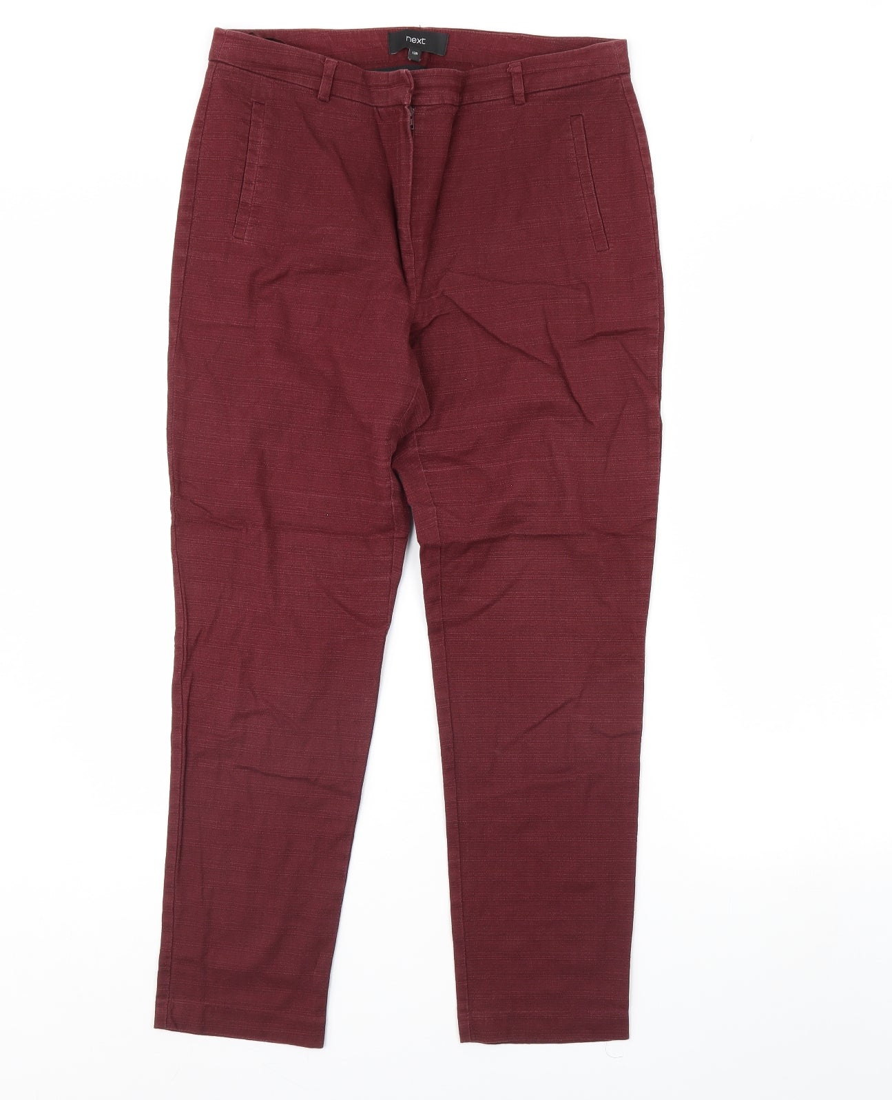 NEXT Womens Red   Trousers  Size 12 L28 in