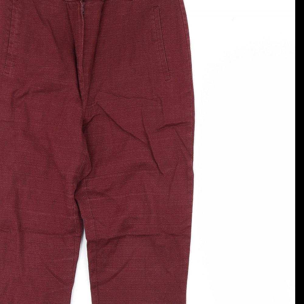 NEXT Womens Red   Trousers  Size 12 L28 in