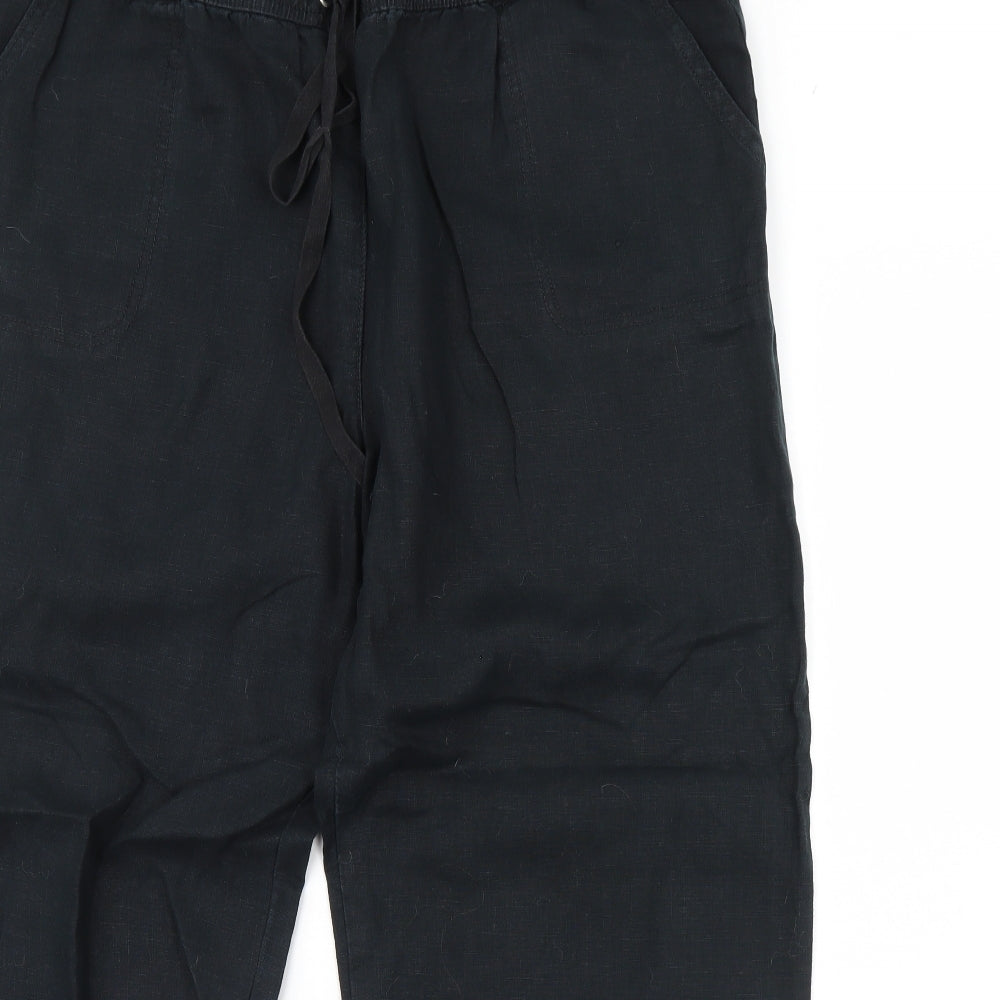 M&S Womens Black   Trousers  Size 20 L32 in