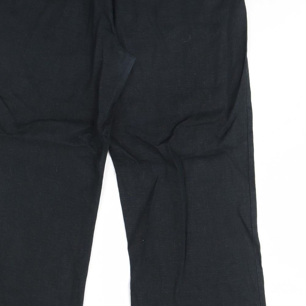 M&S Womens Black   Trousers  Size 20 L32 in