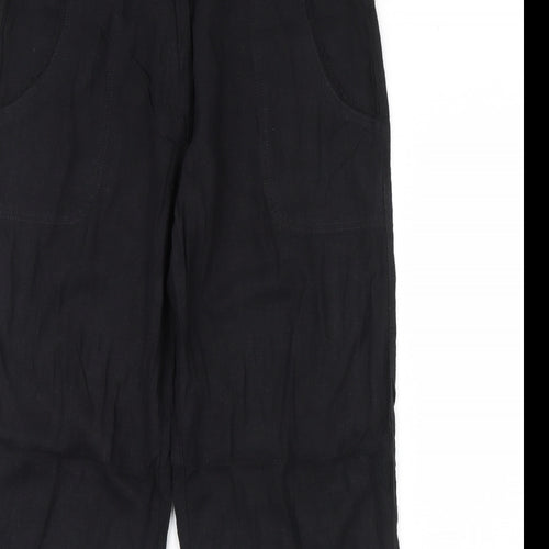 M&Co Womens Black   Trousers  Size 14 L30 in
