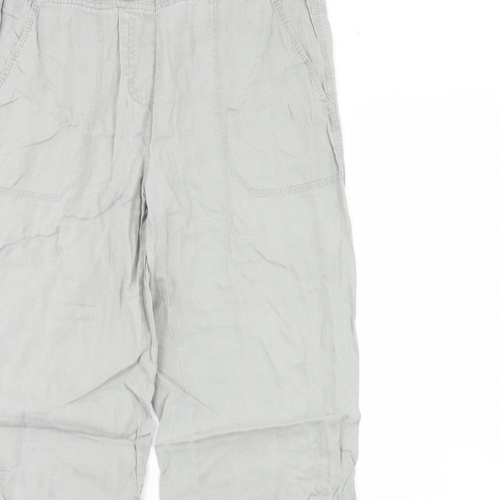 m&s Womens Grey   Trousers  Size 12 L29 in