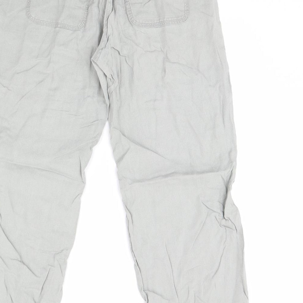 m&s Womens Grey   Trousers  Size 12 L29 in