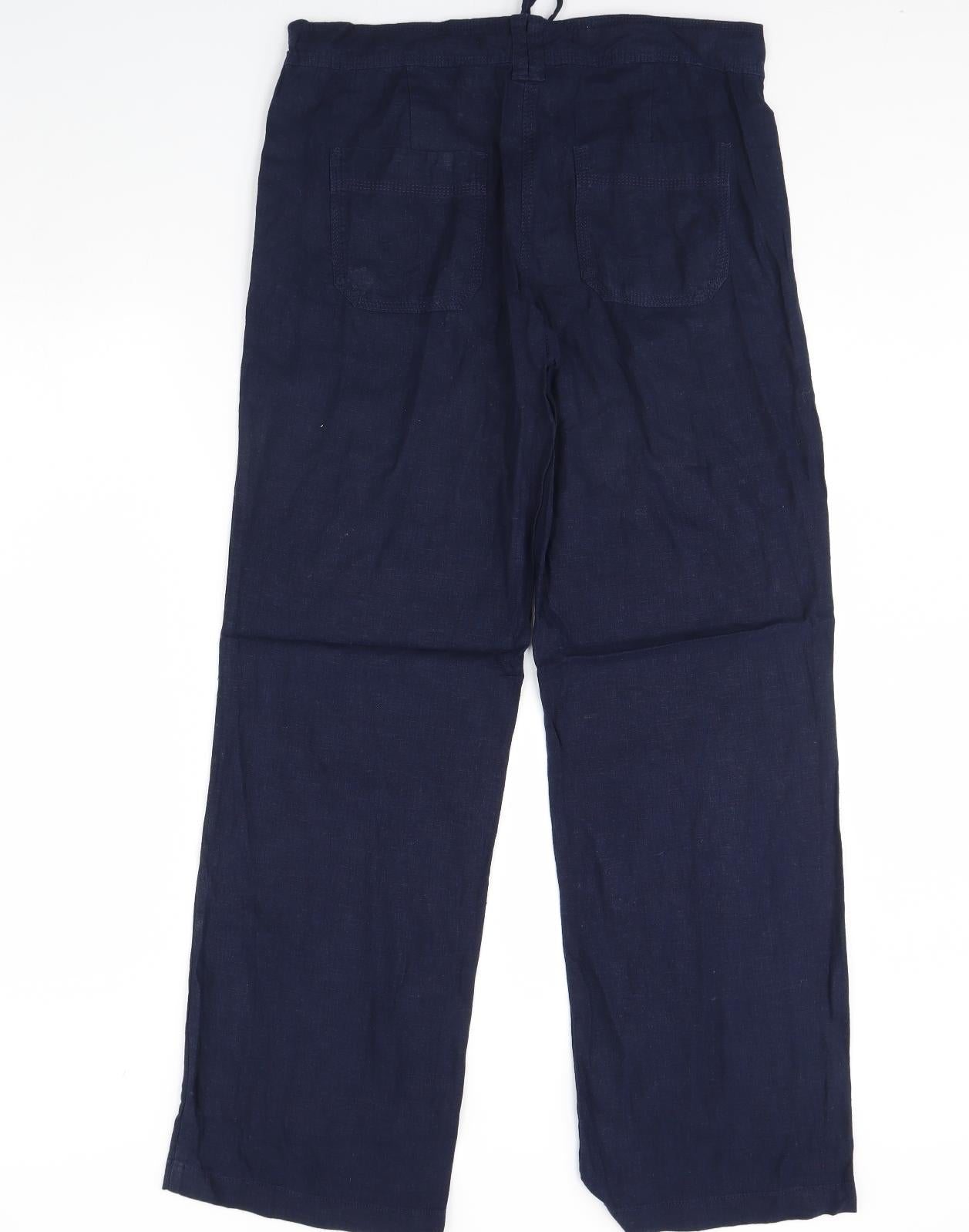NEXT Womens Blue   Trousers  Size 12 L30 in