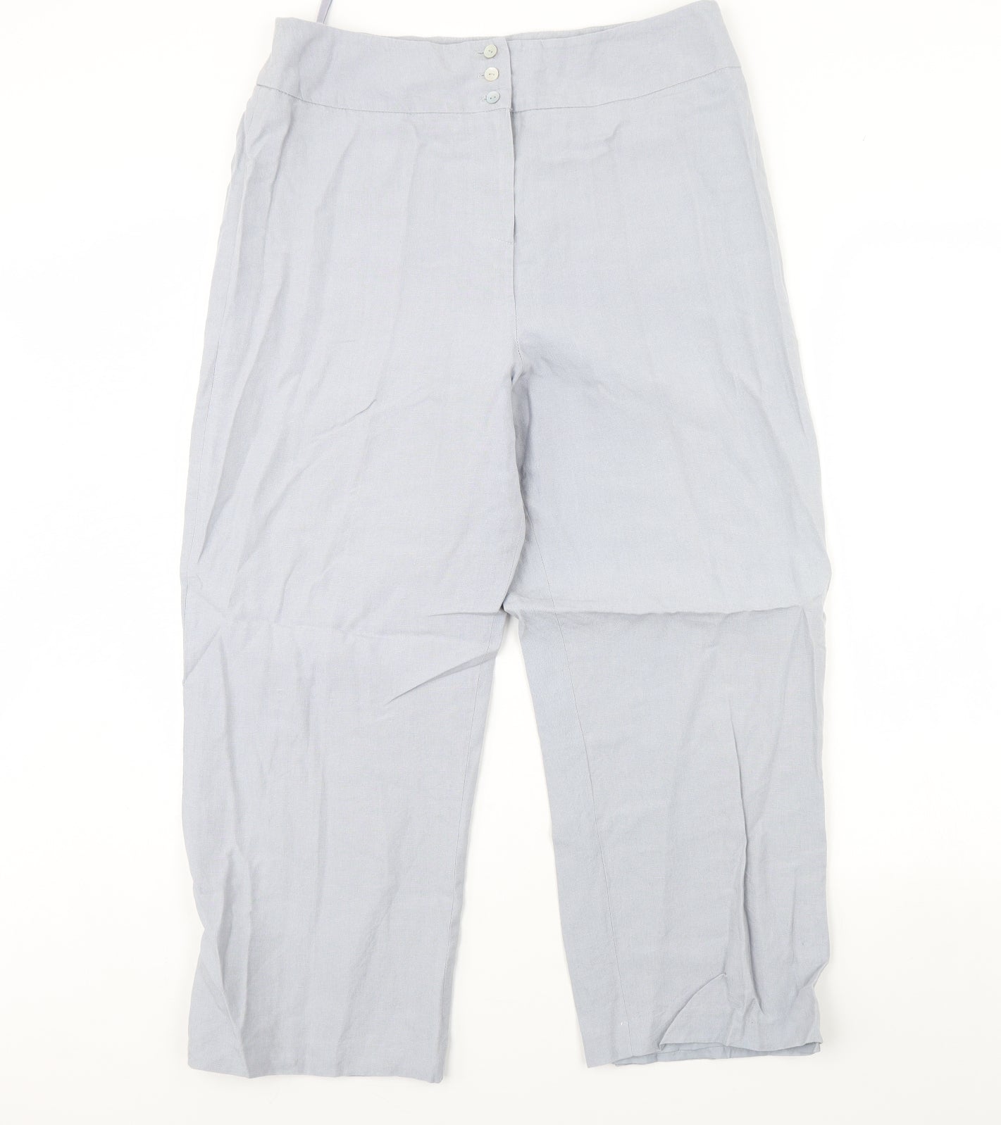 Eastex Womens Grey   Trousers  Size 14 L29 in
