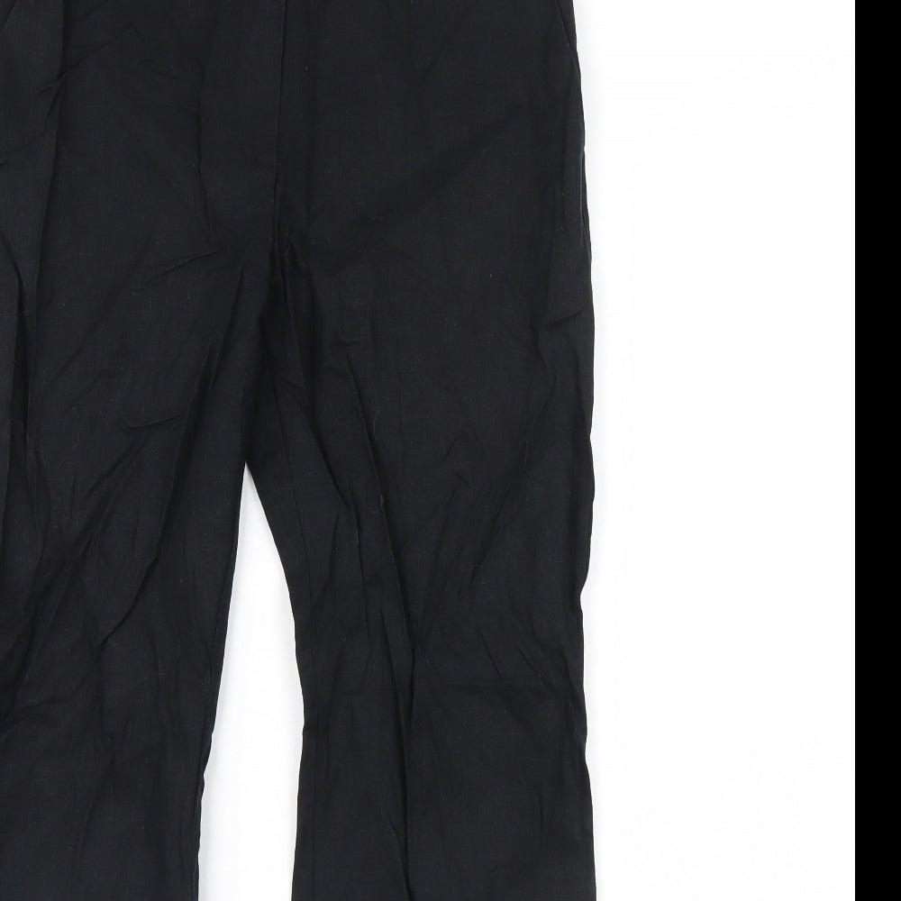 M&S Womens Black   Trousers  Size 10 L29 in