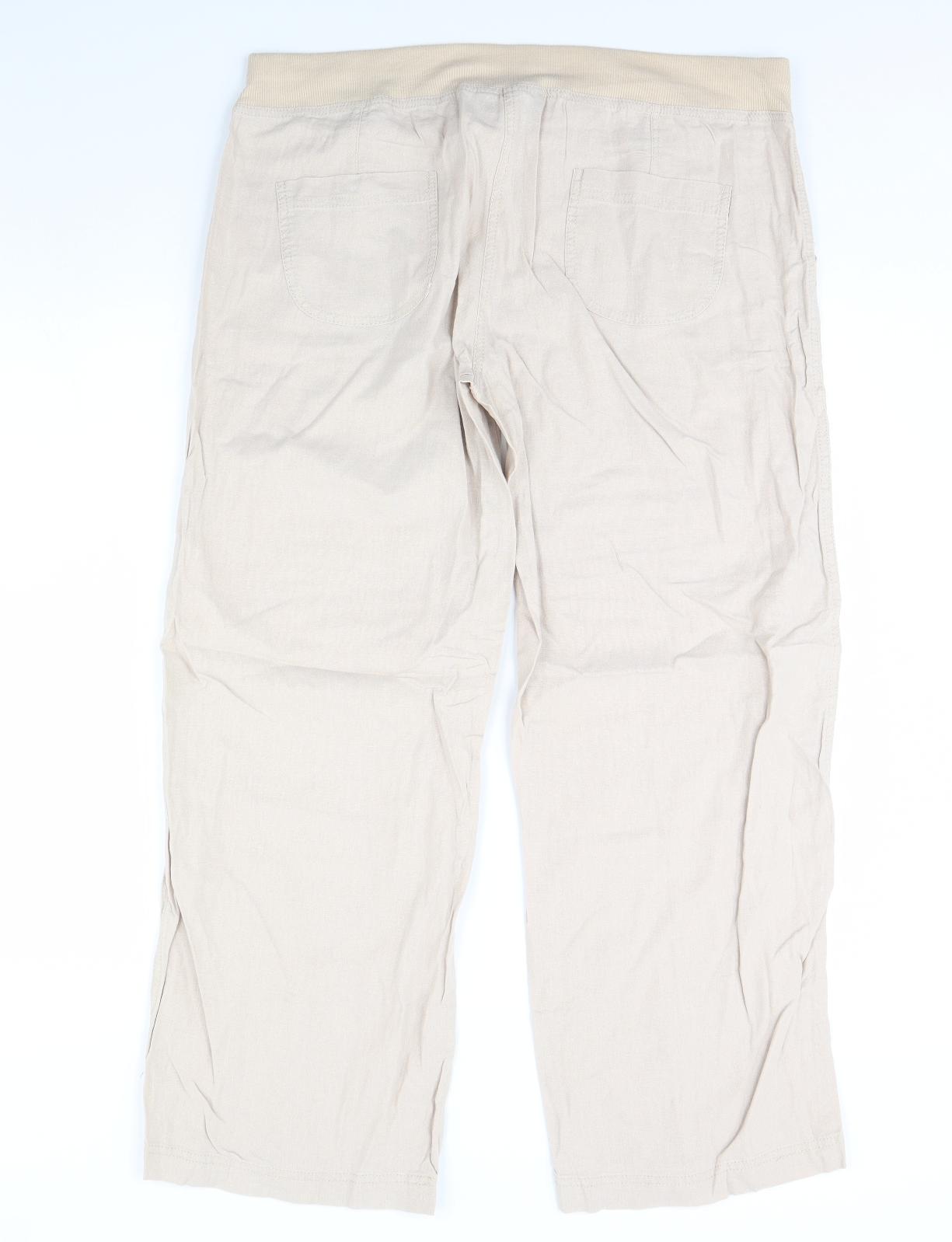 Classic Womens Beige   Trousers  Size 18 L30 in