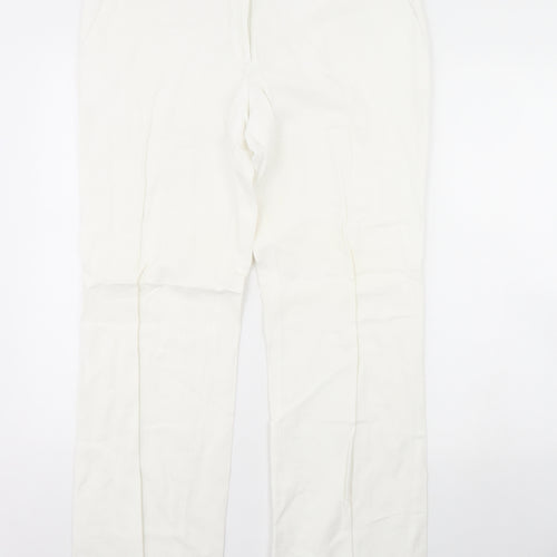 H&M Womens Ivory   Trousers  Size 14 L30 in