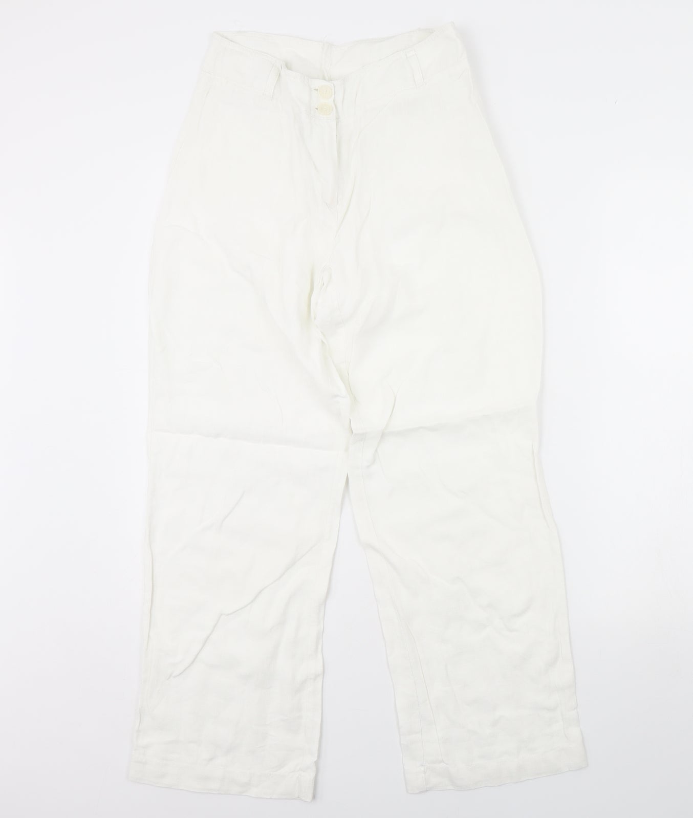 Atmosphere Womens White   Trousers  Size 10 L30 in