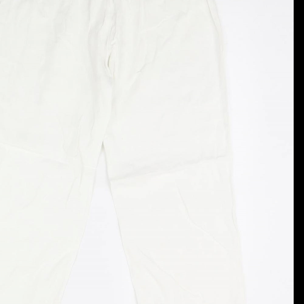 Atmosphere Womens White   Trousers  Size 10 L30 in