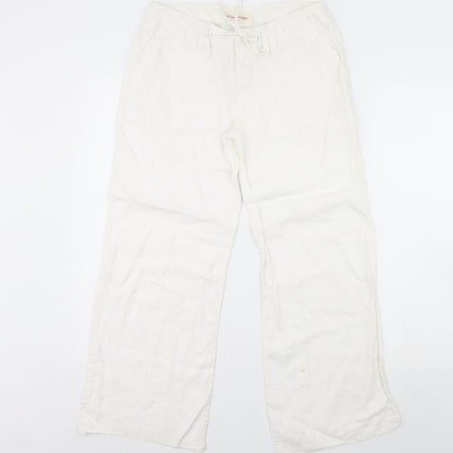 Miss Selfridge Womens White   Trousers  Size 10 L28 in