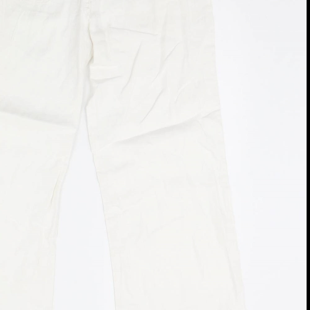 Miss Selfridge Womens White   Trousers  Size 10 L28 in