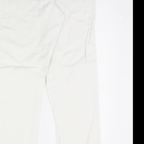 Debenhams Womens White   Trousers  Size 10 L30 in