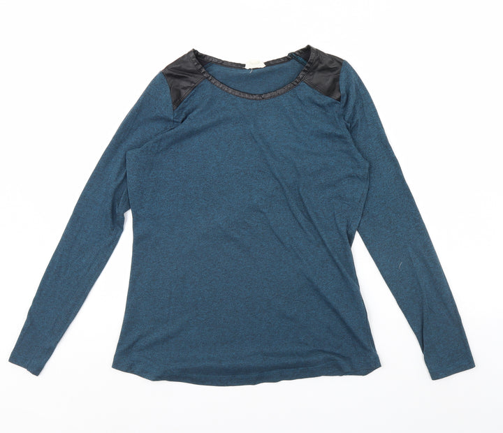 New Look Womens Blue Basic Blouse Size 10