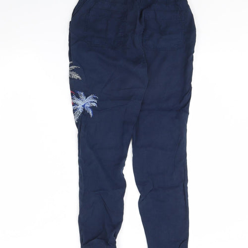 NEXT Womens Black   Trousers  Size 6 L27 in