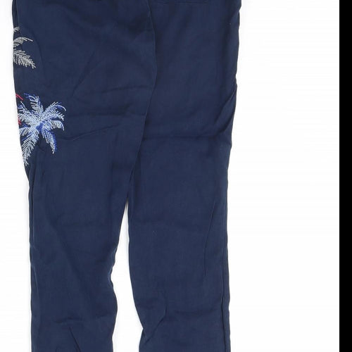 NEXT Womens Black   Trousers  Size 6 L27 in