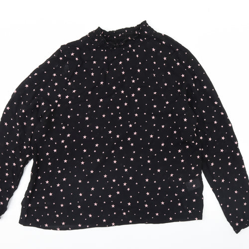 Hush Womens Black   Basic Blouse Size 16
