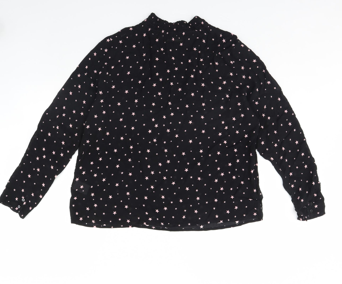 Hush Womens Black   Basic Blouse Size 16