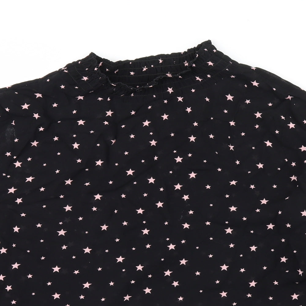 Hush Womens Black   Basic Blouse Size 16