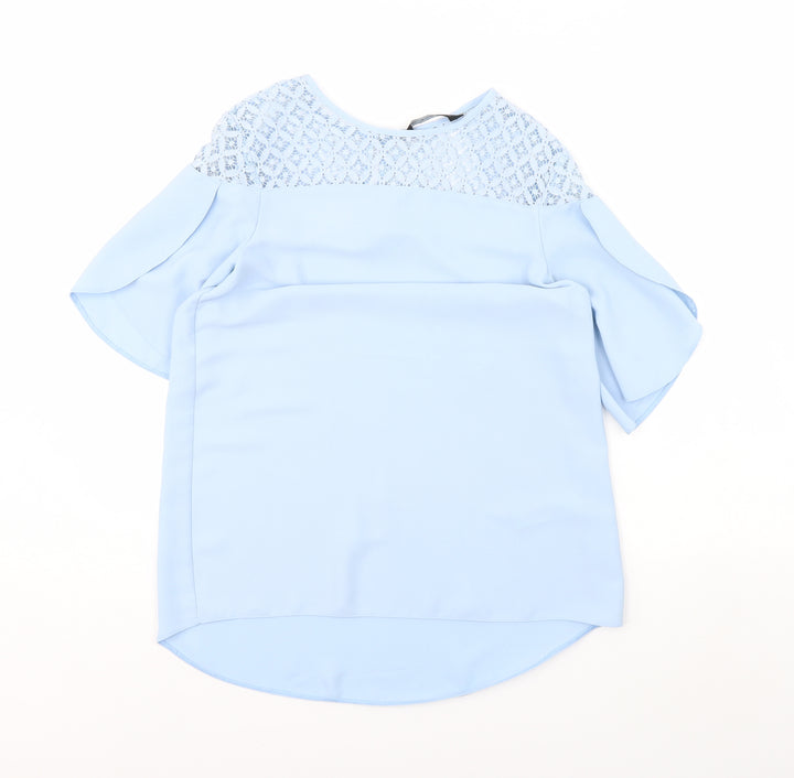 F&F Womens Blue   Basic Blouse Size 6