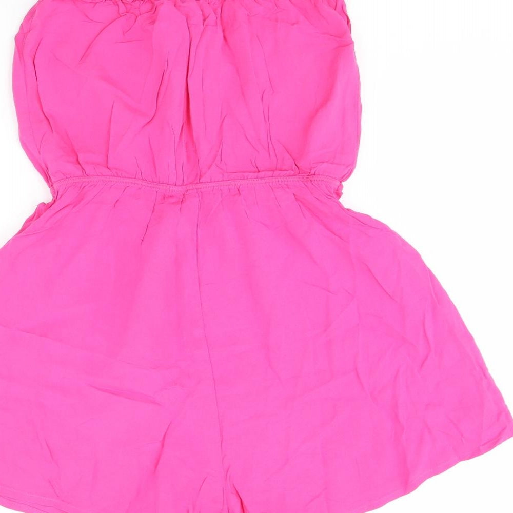 h&m` Womens Pink   Playsuit One-Piece Size 8