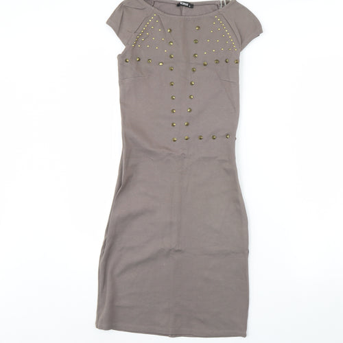 Berge Womens Beige   Bodycon  Size S