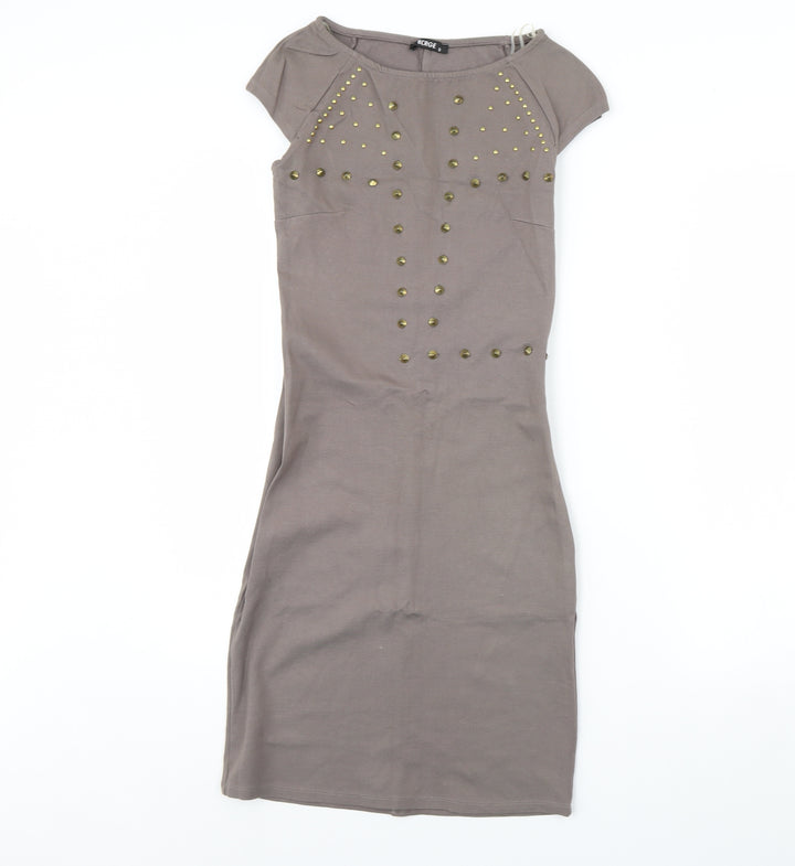 Berge Womens Beige   Bodycon  Size S