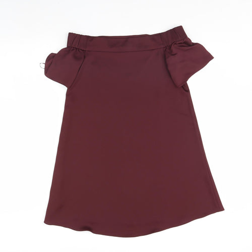 New Look Womens Purple   Basic Blouse Size 6