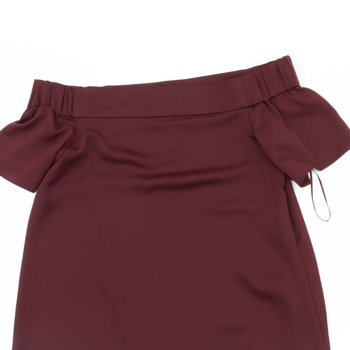 New Look Womens Purple   Basic Blouse Size 6