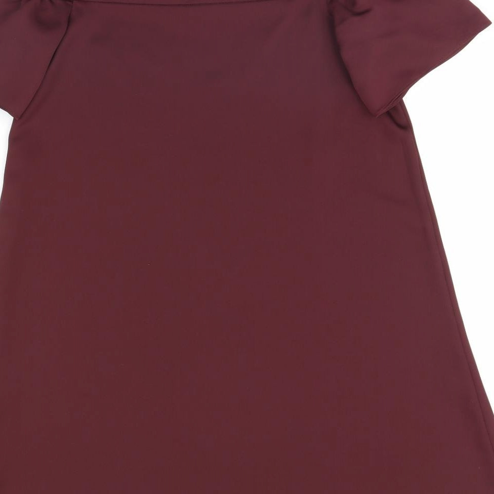 New Look Womens Purple   Basic Blouse Size 6