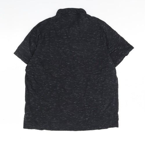 George Mens Black    Polo Size L