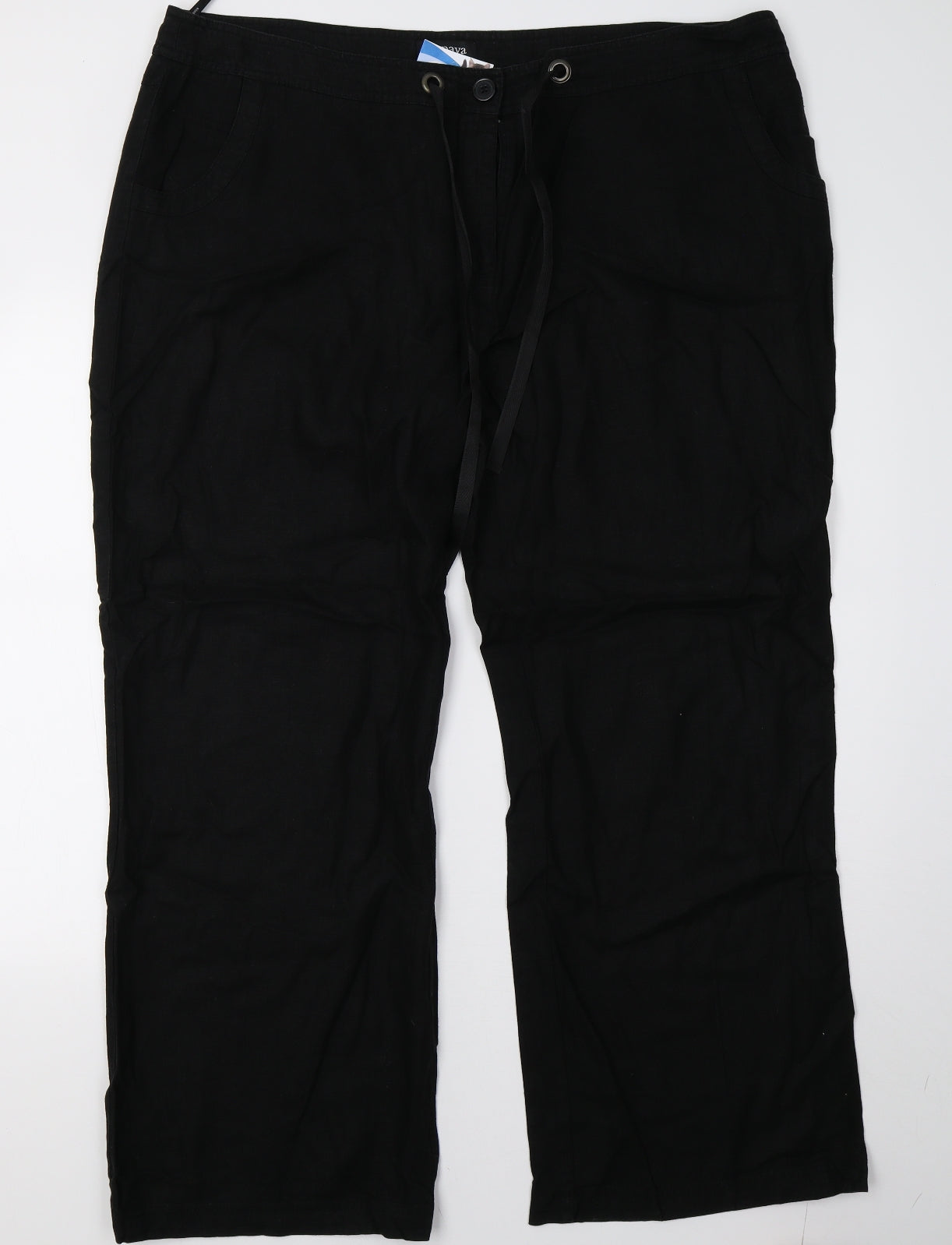 Matalan Womens Black   Trousers  Size 20 L31 in