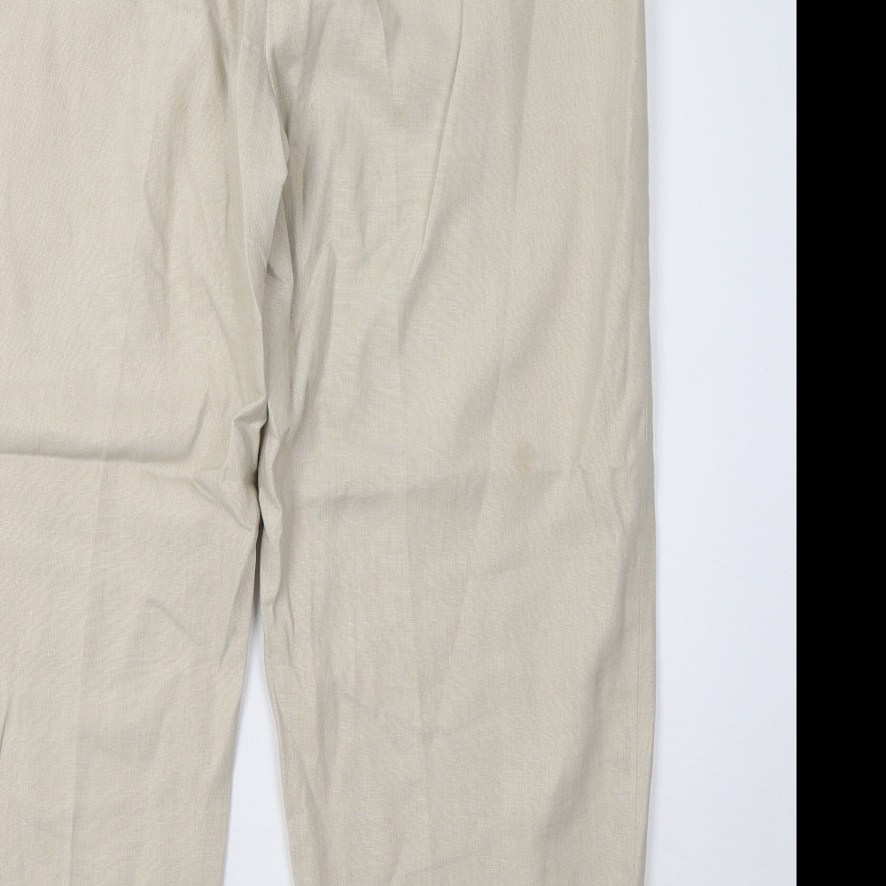 EAST Womens Beige   Trousers  Size 18 L32 in