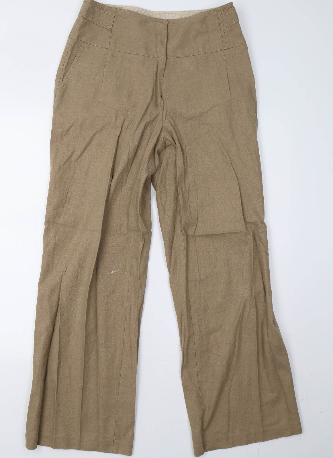 NEXT Womens Brown   Trousers  Size 12 L31 in