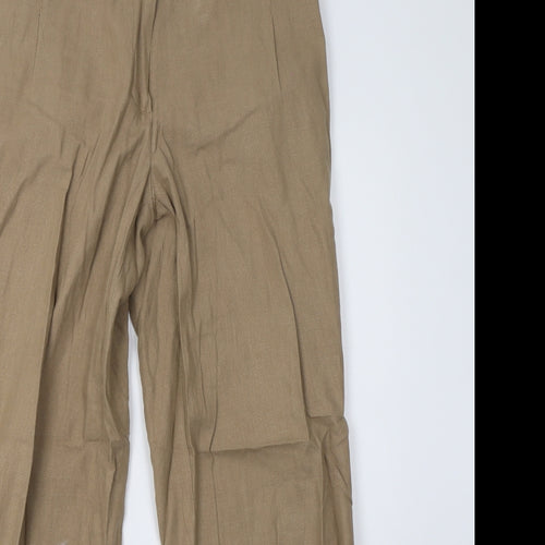 NEXT Womens Brown   Trousers  Size 12 L31 in