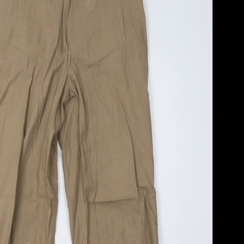 NEXT Womens Brown   Trousers  Size 12 L31 in