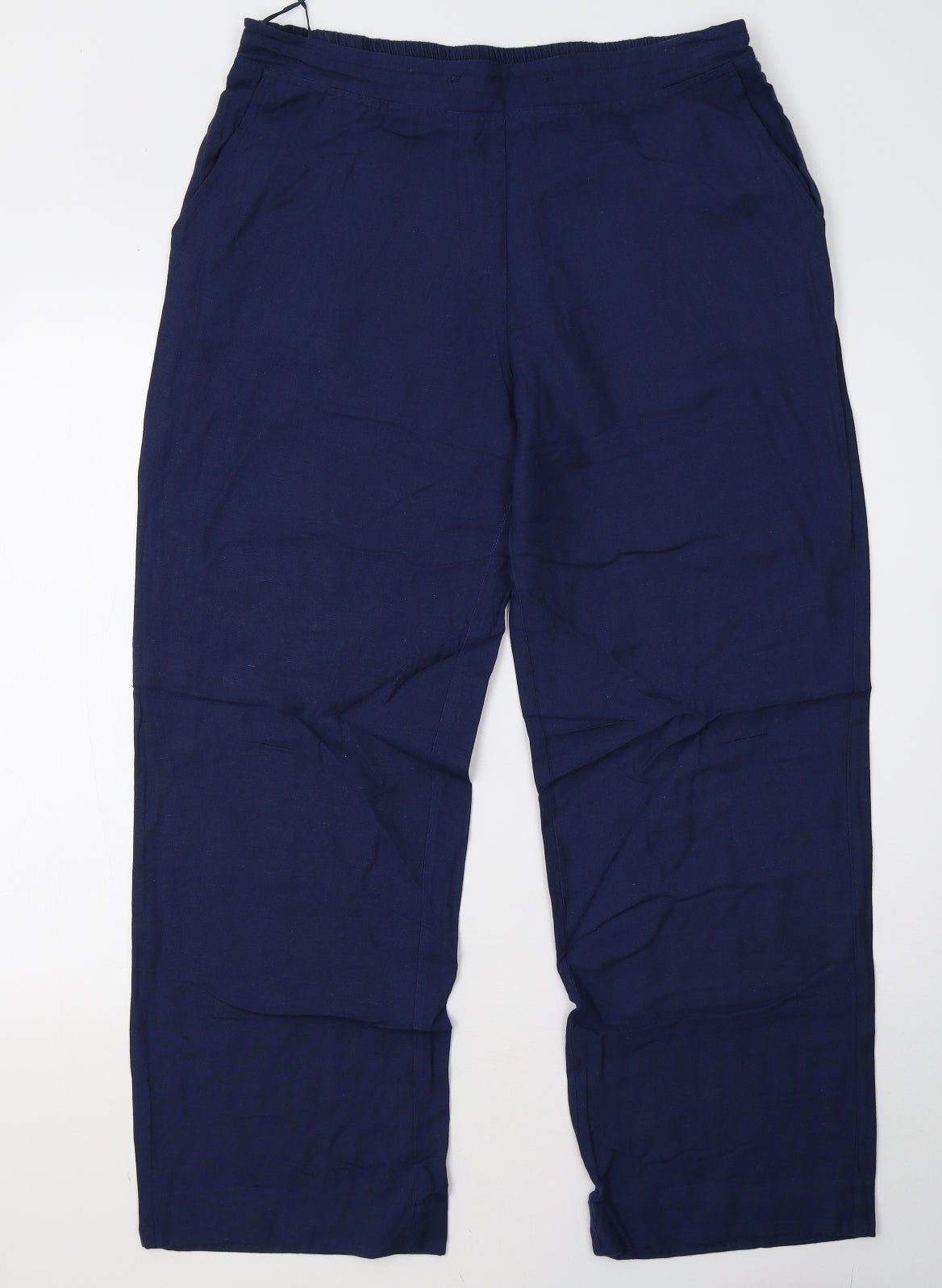 being casual Womens Blue   Trousers  Size 14 L30 in