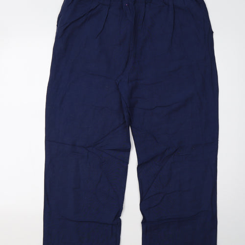 being casual Womens Blue   Trousers  Size 14 L30 in