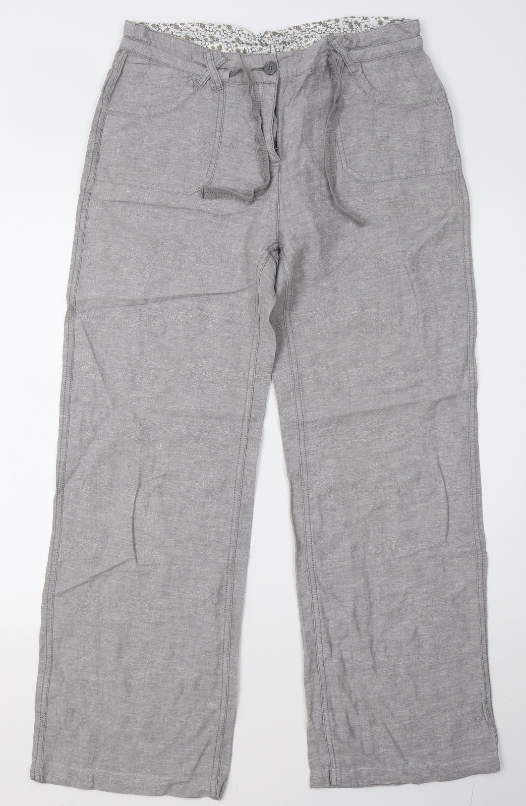 Sainsburys Womens Grey   Trousers  Size 12 L32 in