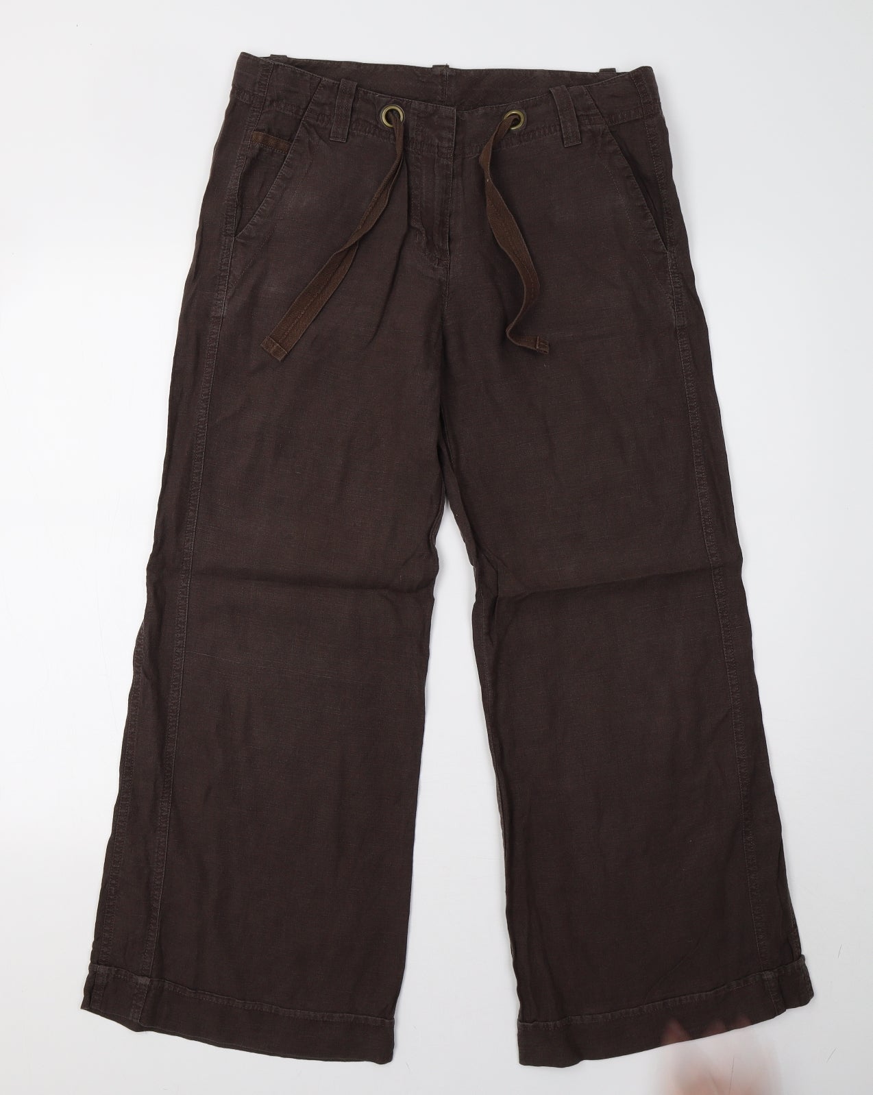 Marks and Spencer Womens Brown   Trousers  Size 10 L29 in