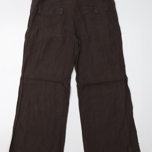 Marks and Spencer Womens Brown   Trousers  Size 10 L29 in