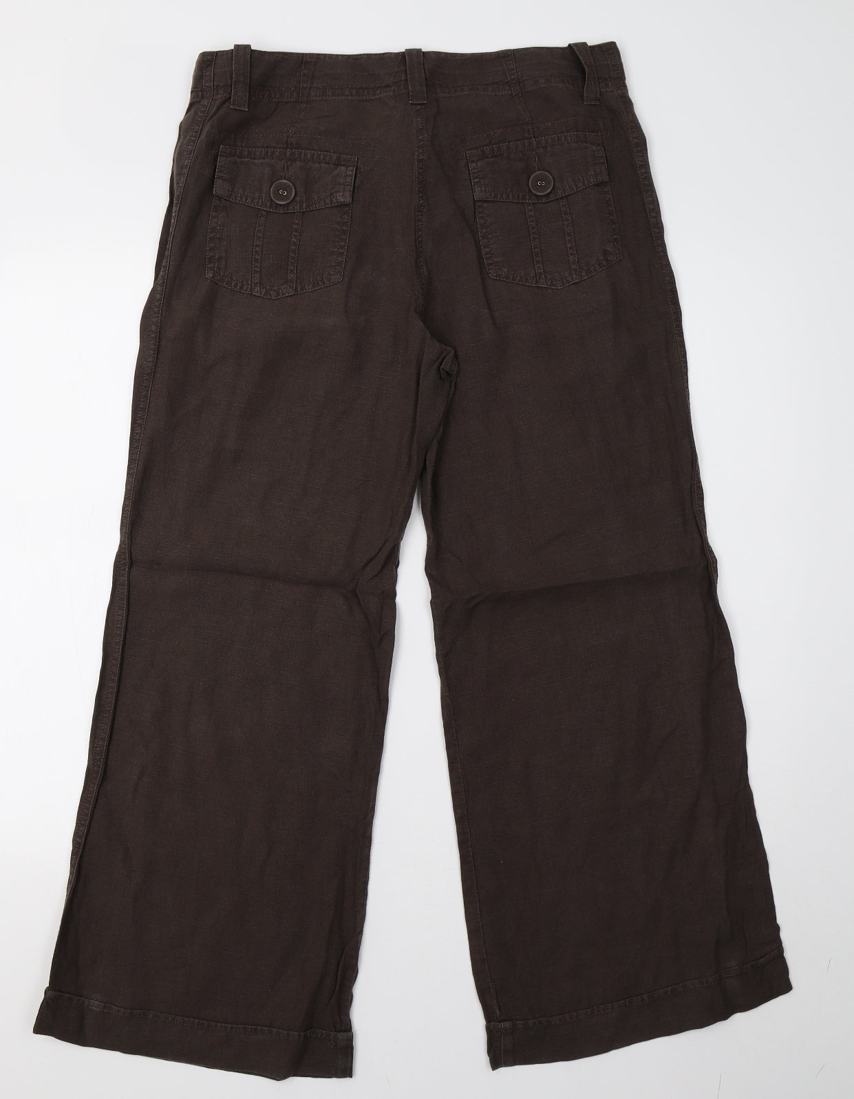 Marks and Spencer Womens Brown   Trousers  Size 10 L29 in