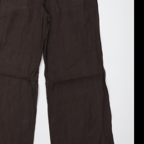 Marks and Spencer Womens Brown   Trousers  Size 10 L29 in