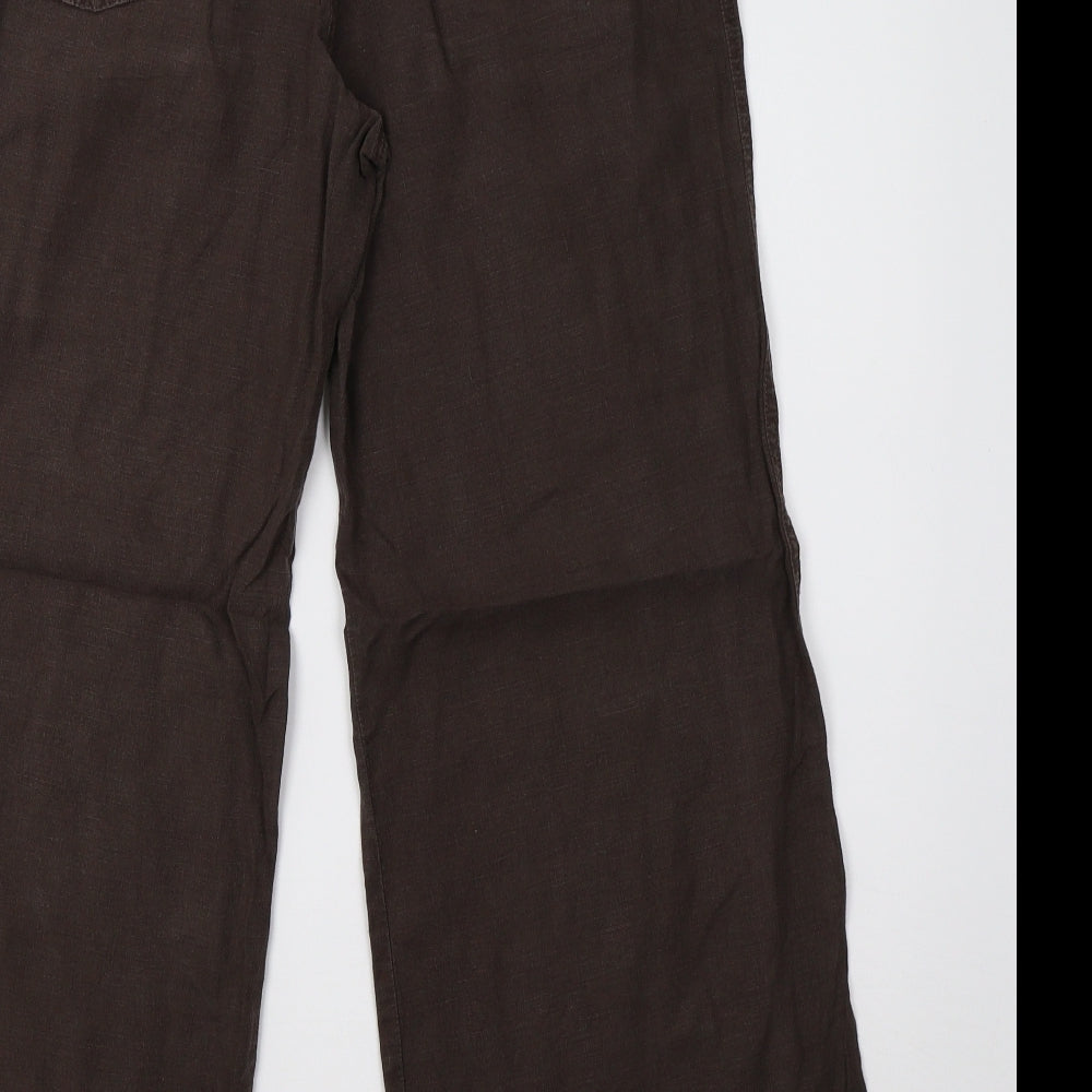 Marks and Spencer Womens Brown   Trousers  Size 10 L29 in