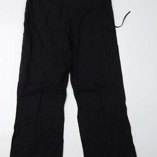 Marks and Spencer Womens Black   Trousers  Size 14 L30 in