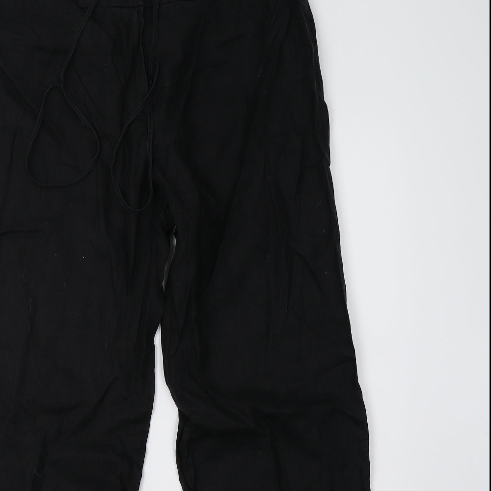 Marks and Spencer Womens Black   Trousers  Size 14 L30 in