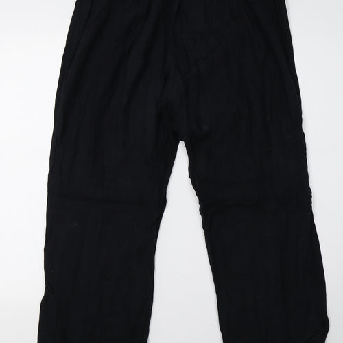 Marks and Spencer Womens Black   Trousers  Size 16 L27 in