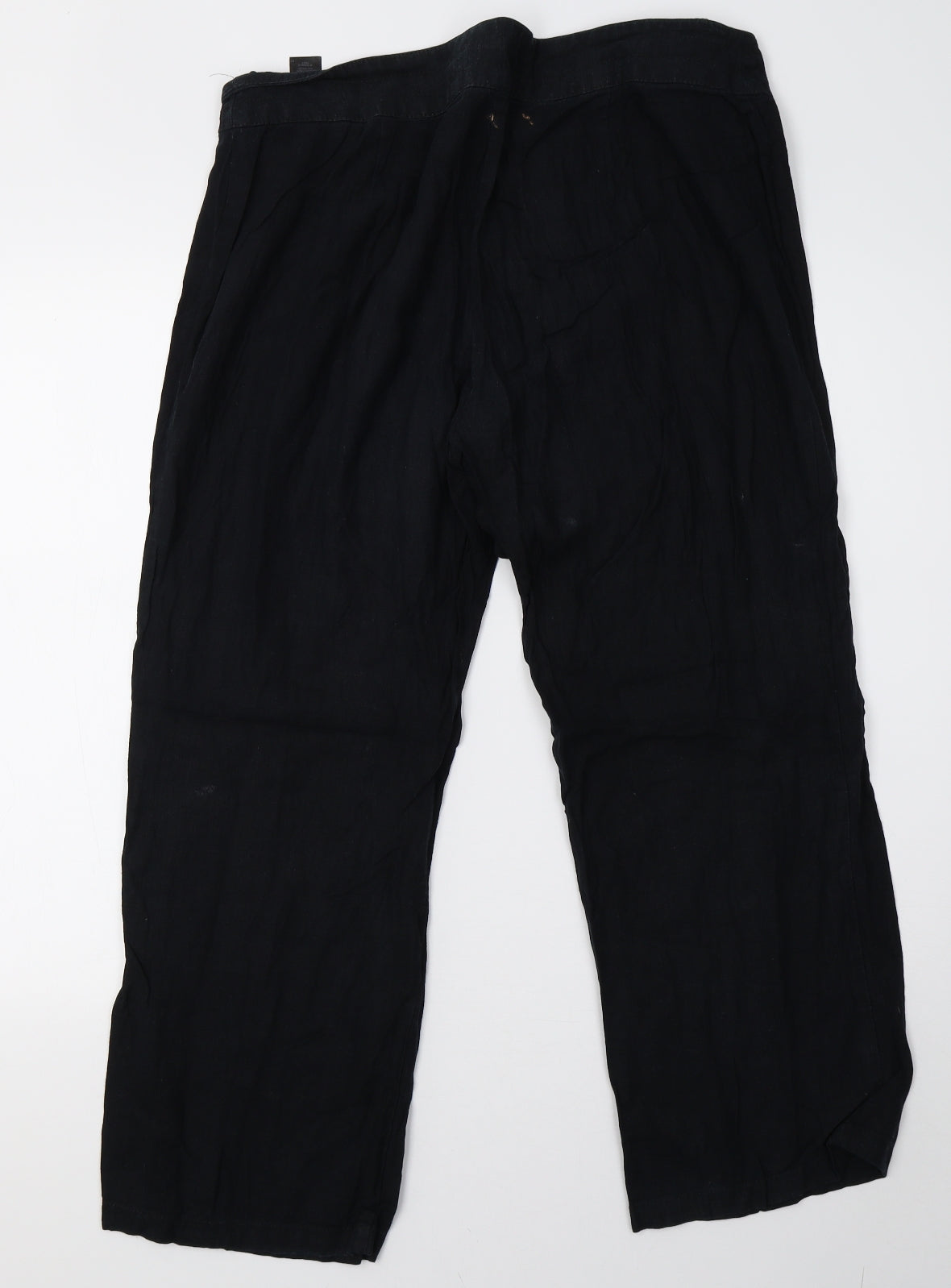 Marks and Spencer Womens Black   Trousers  Size 16 L27 in